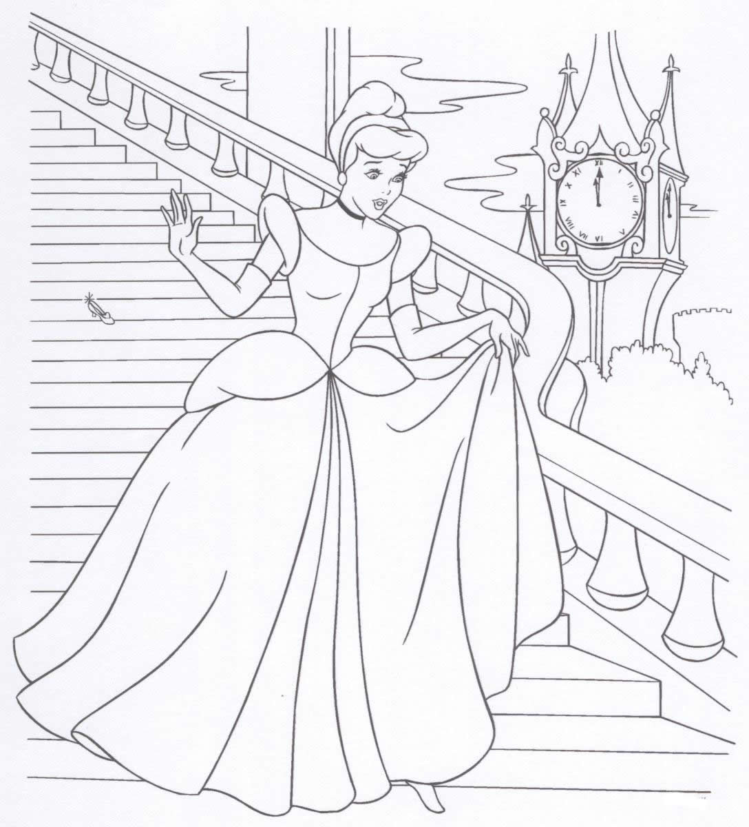 Princess Coloring Pages To Print
 Free Printable Disney Princess Coloring Pages For Kids