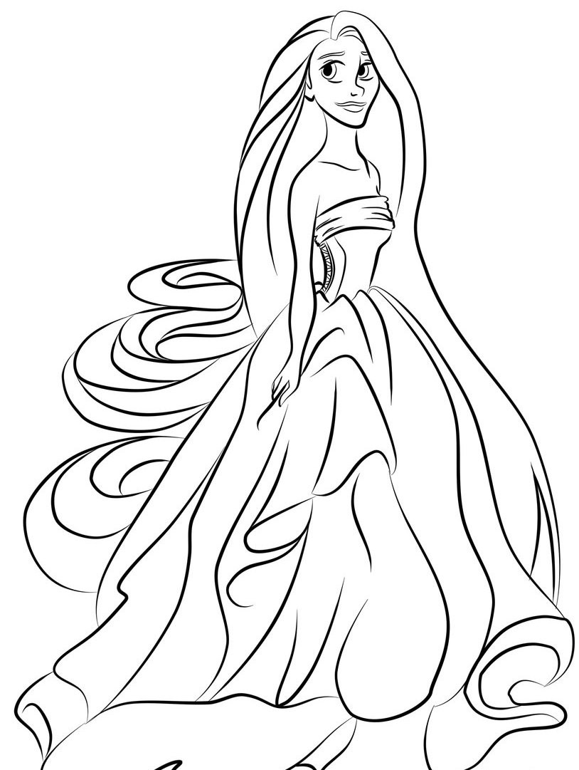 Princess Coloring Pages To Print
 Princess Coloring Pages Best Coloring Pages For Kids