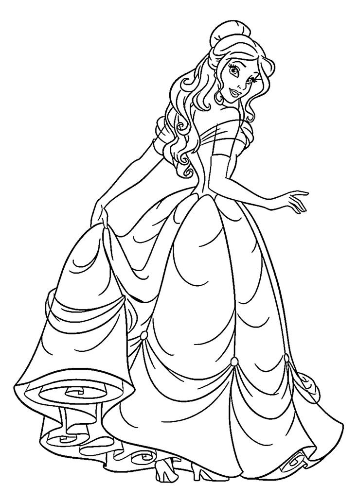 Princess Coloring Pages To Print
 Princess Coloring Pages Best Coloring Pages For Kids