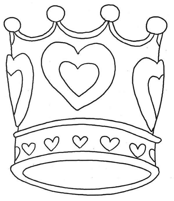 Princess Crown Coloring Pages
 Astonishing Princess Crown Picture Coloring Page NetArt