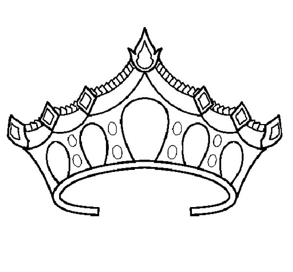 Princess Crown Coloring Pages
 Crown