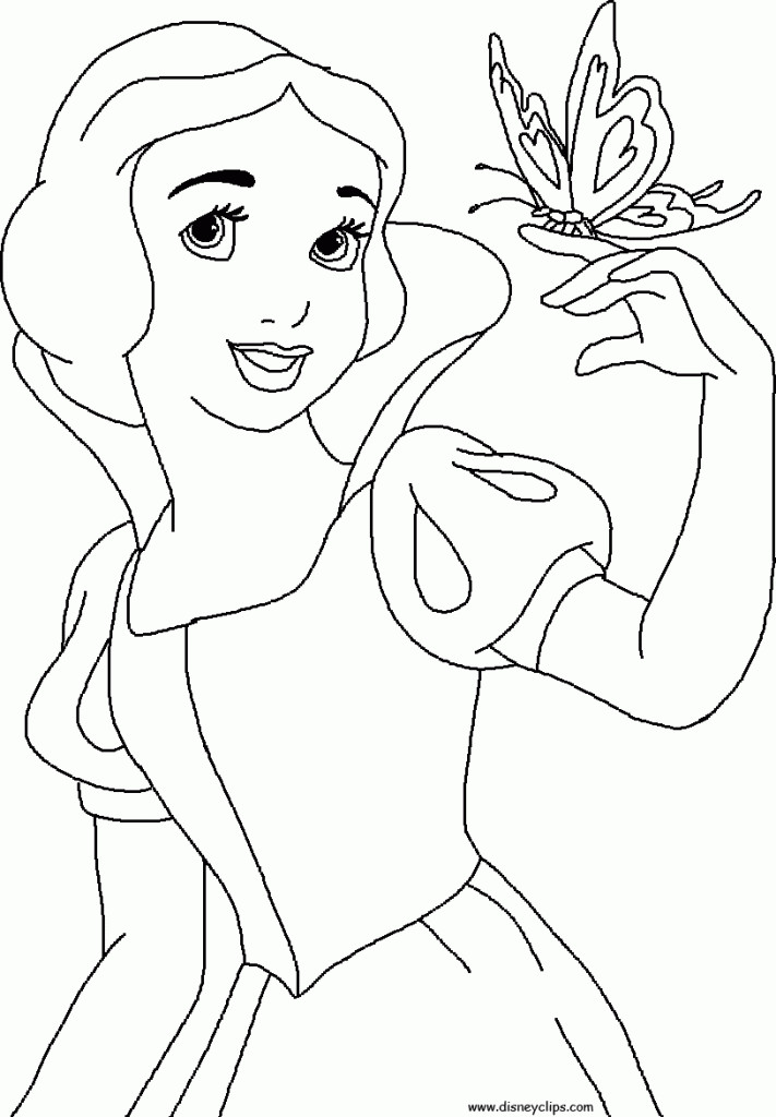 Print Free Coloring Pages Disney
 Free Printable Disney Princess Coloring Pages For Kids