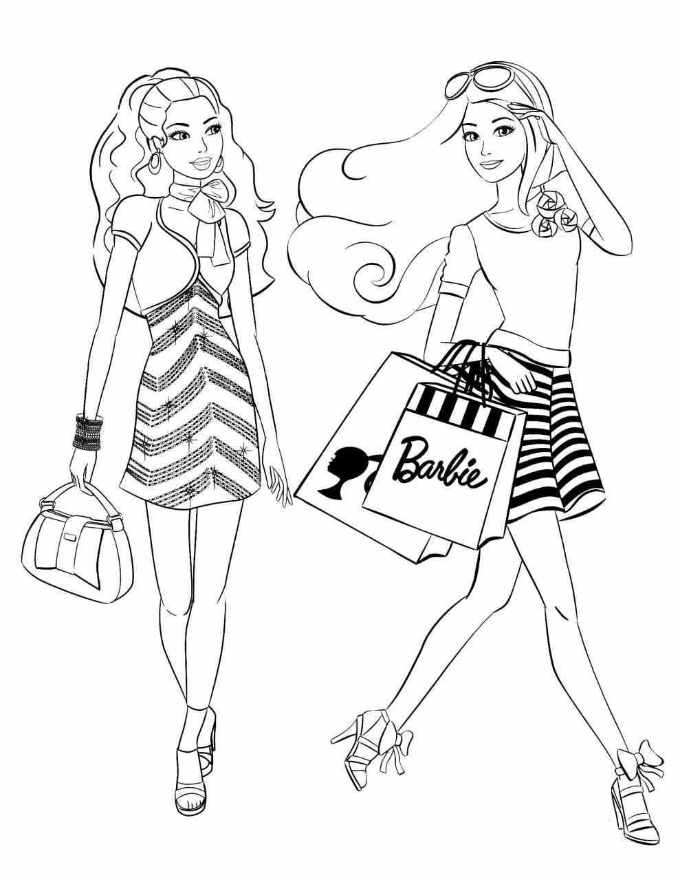 Print Out Coloring Sheets For Girls
 Coloring Pages For Girls To Print Out Barbie Coloring