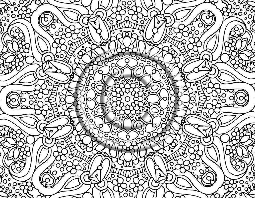 Printable Abstract Coloring Pages For Adults
 Free Printable Abstract Coloring Pages for Adults
