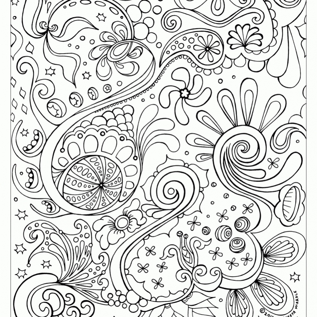 Printable Abstract Coloring Pages For Adults
 Free Printable Abstract Coloring Pages For Adult Image 48