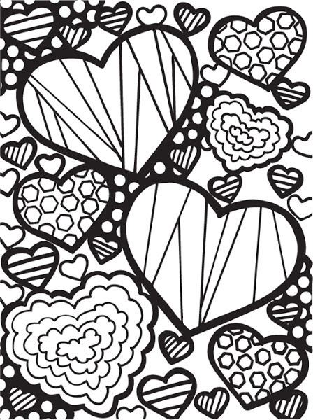 Printable Abstract Coloring Pages For Adults
 Free Printable Abstract Adult Coloring Pages Colorings