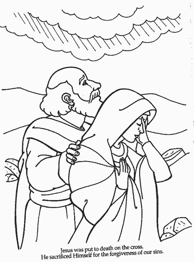 Printable Bible Coloring Pages
 Free Printable Bible Coloring Pages For Kids