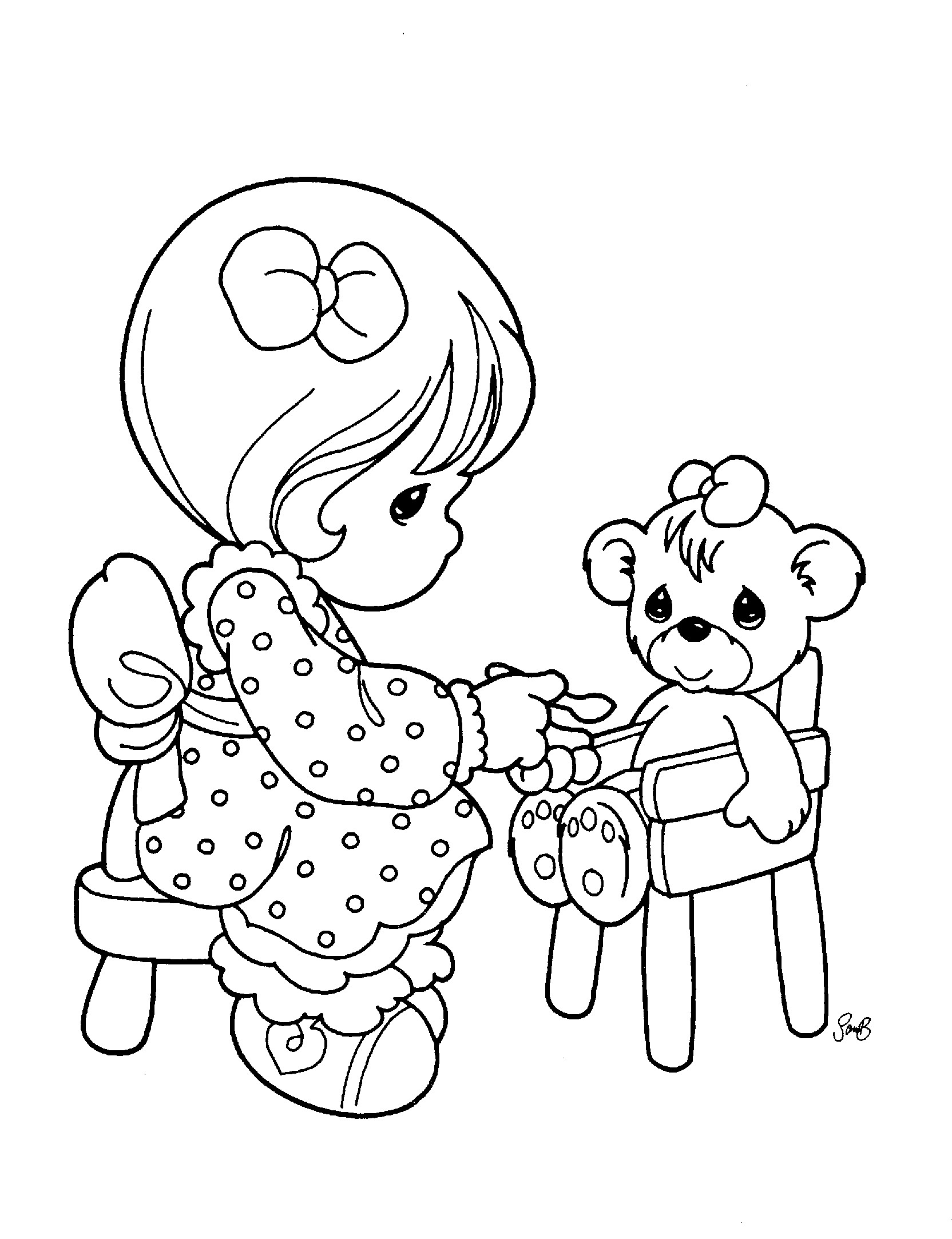 Printable Coloring Book For Kids Download
 Free Printable Precious Moments Coloring Pages For Kids