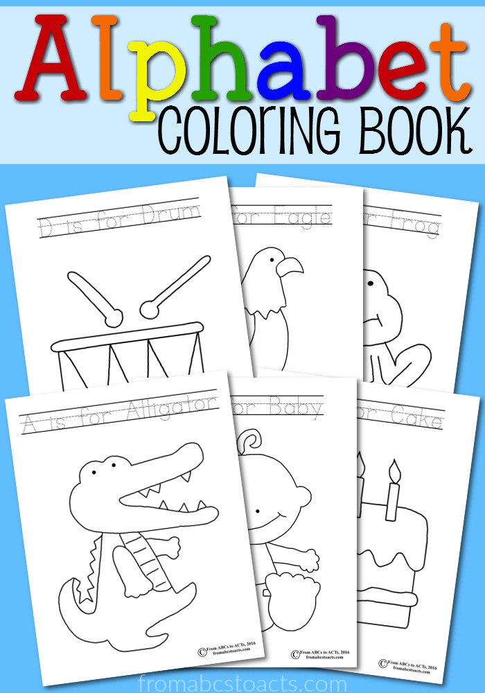 Printable Coloring Books For Toddlers
 Printable Abc Book Pdf Printable Pages