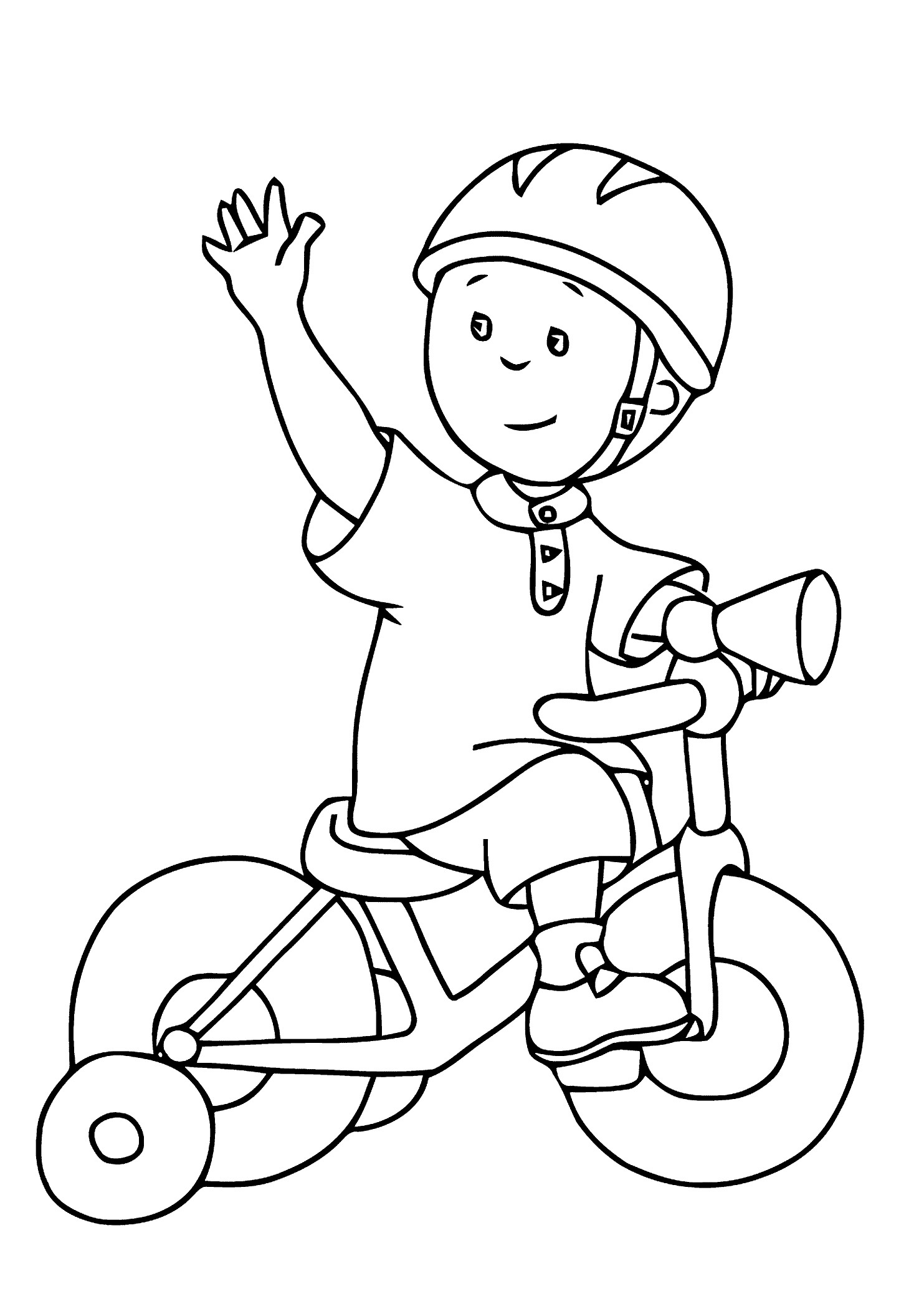 Printable Coloring Books For Toddlers
 Bicycle Coloring Page Coloring Home