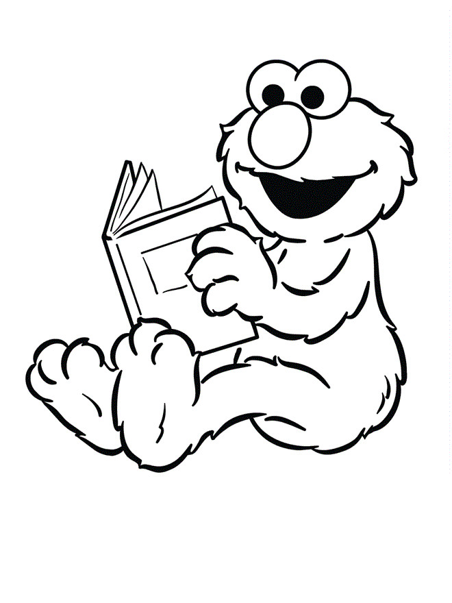 Printable Coloring Books For Toddlers
 Free Printable Elmo Coloring Pages For Kids