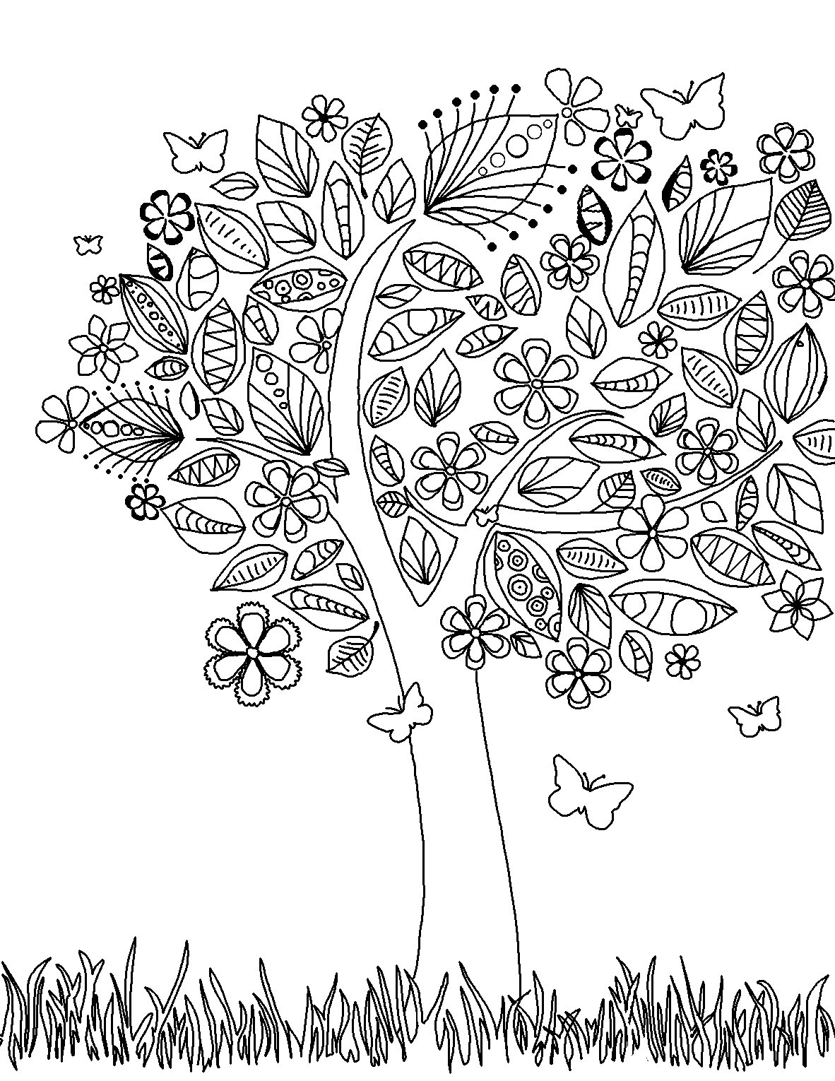 Printable Coloring Pages Adults Free
 Free Printable Adult Coloring Pages