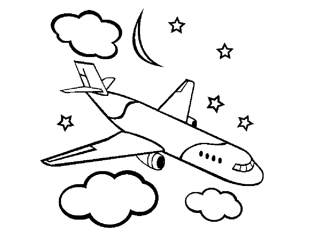 Printable Coloring Pages Airplanes
 Free Printable Airplane Coloring Pages For Kids