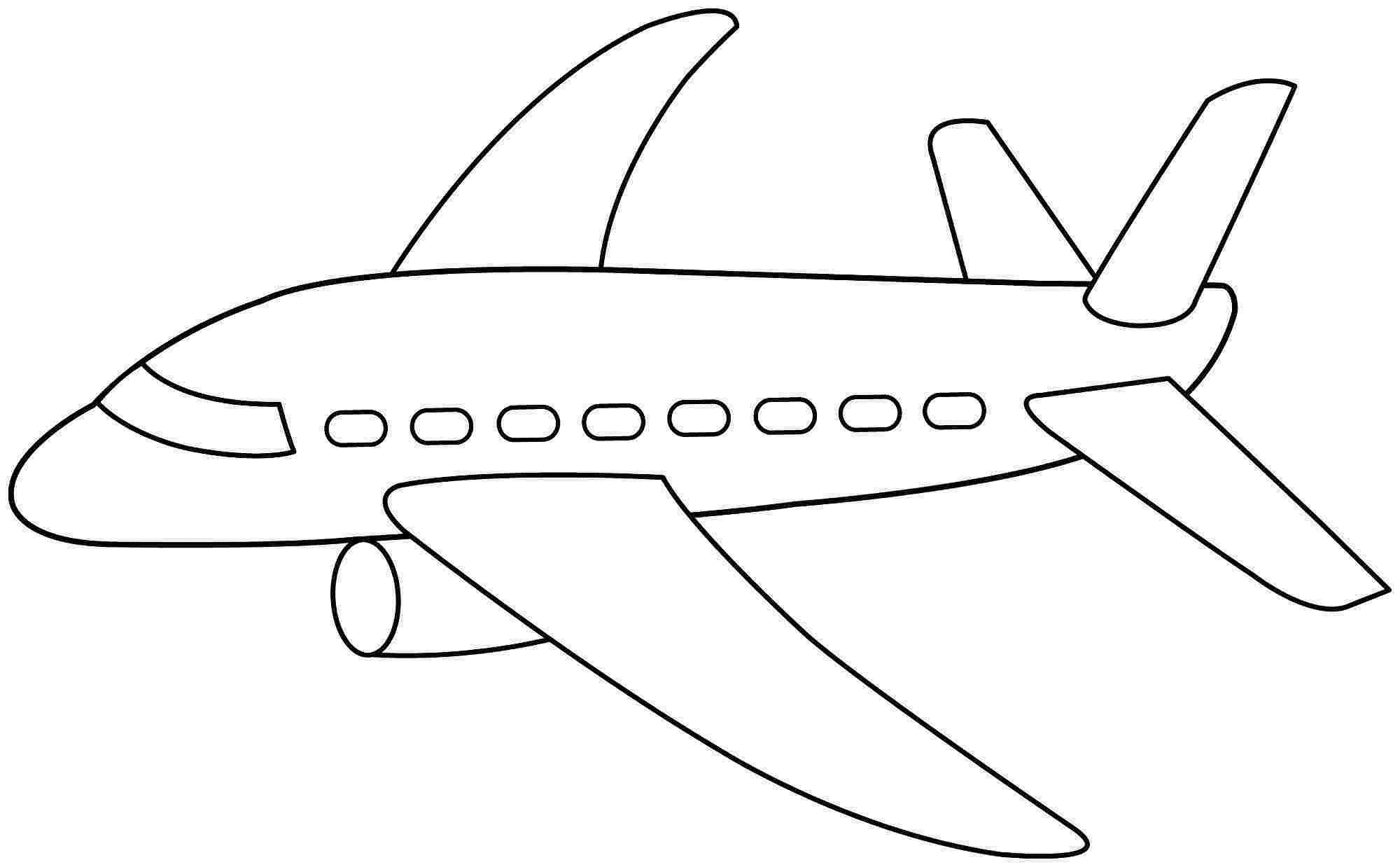 Printable Coloring Pages Airplanes
 Airplane Coloring Pages for Kids Printable