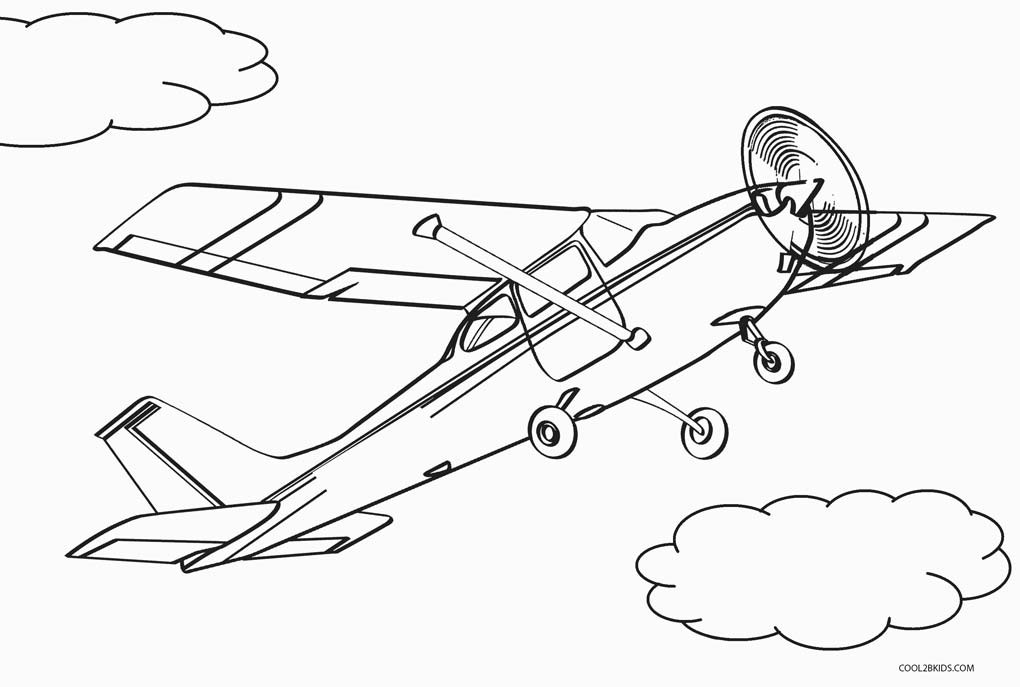 Printable Coloring Pages Airplanes
 Free Printable Airplane Coloring Pages For Kids