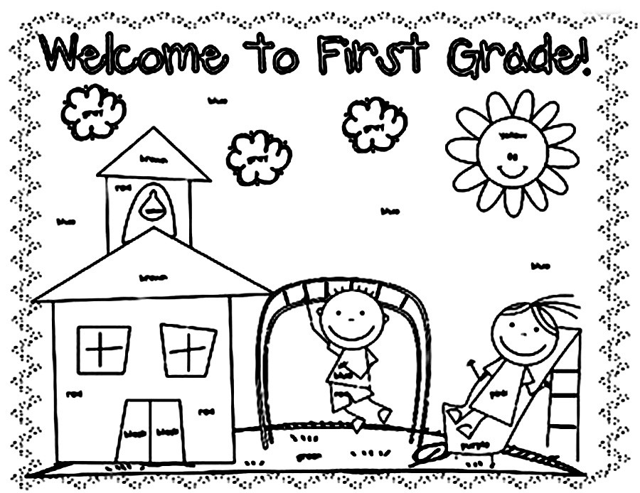 Printable Coloring Pages For Boys In First Grade
 Coloring Pages For First Graders AZ Coloring Pages