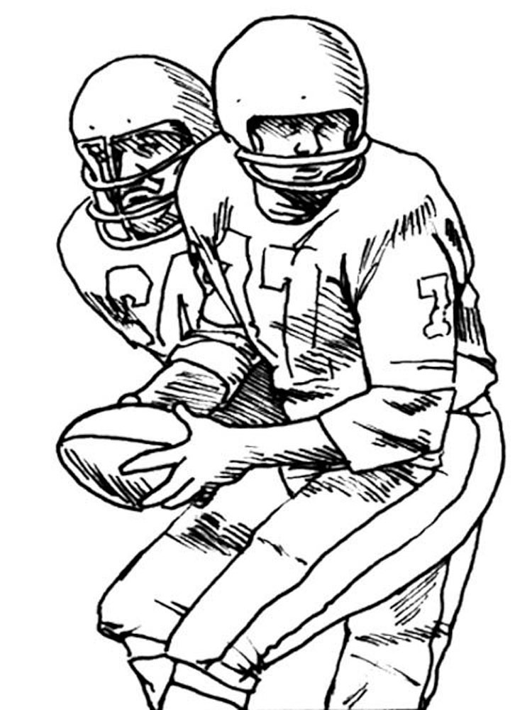 Printable Coloring Pages For Boys Soccre
 Football Player coloring pages Free Printable Football