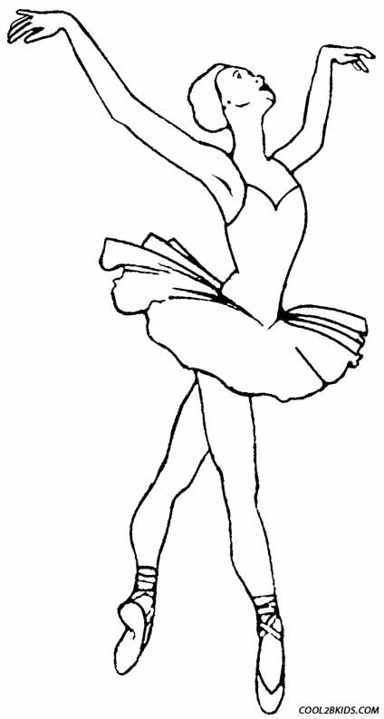 Printable Coloring Pages For Girls Dance
 Printable Ballet Coloring Pages For Kids