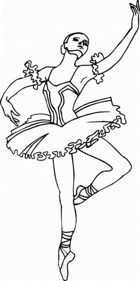 Printable Coloring Pages For Girls Dance
 Ballerina Tutu Coloring Pages Print