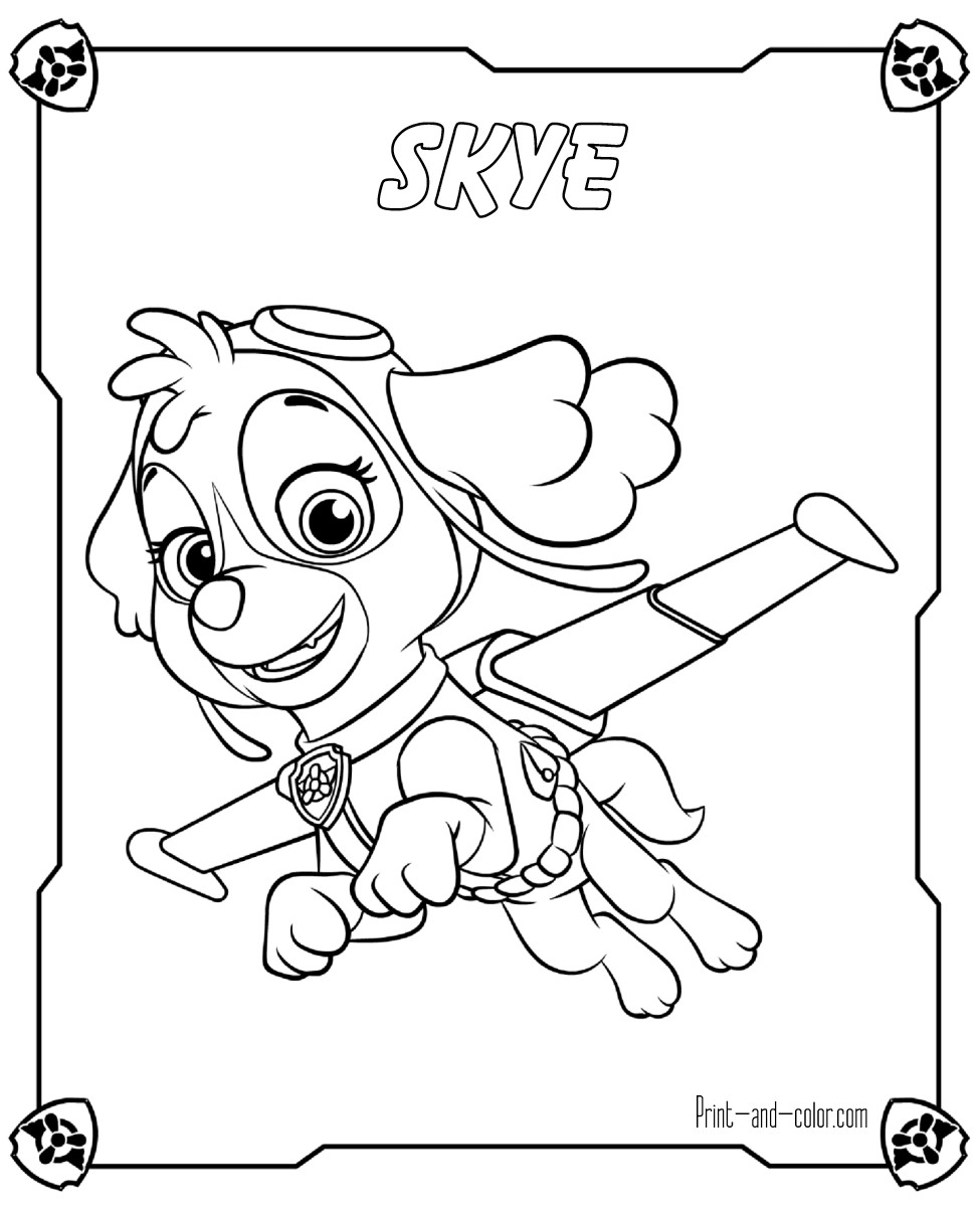Best ideas about Printable Coloring Pages For Girls Paw Patrol
. Save or Pin Paw Patrol coloring pages Now.