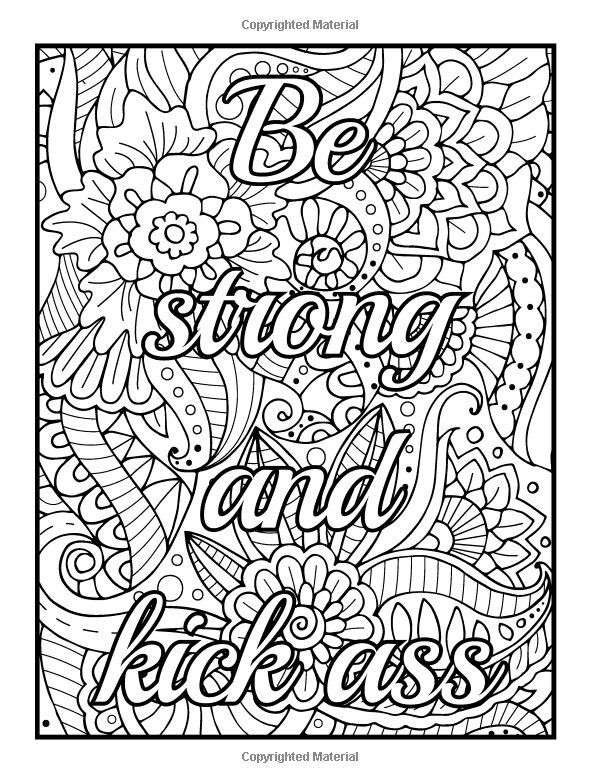 Printable Coloring Pages For Teens No Words
 Curse Word Coloring Pages at GetColorings