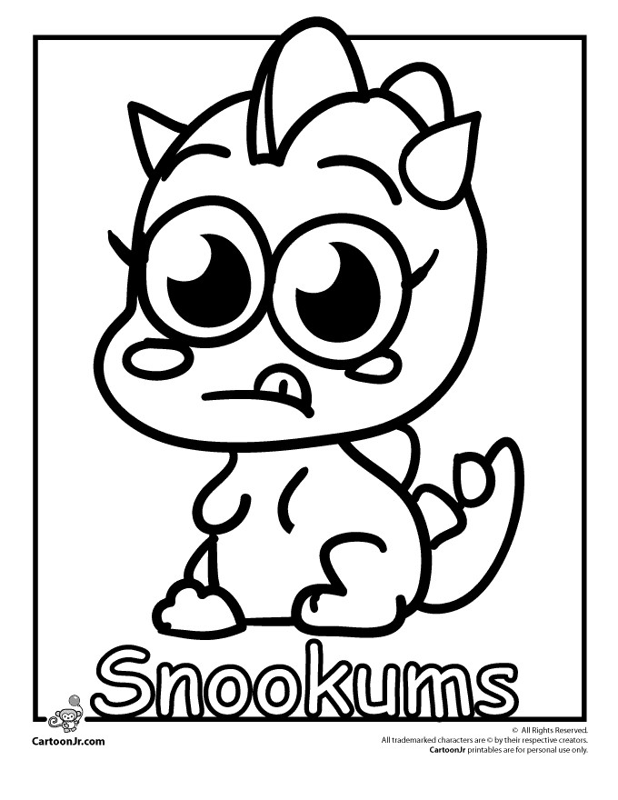 Printable Coloring Pages Of Moshlings
 Moshi Monsters Coloring Pages To Print Coloring Home