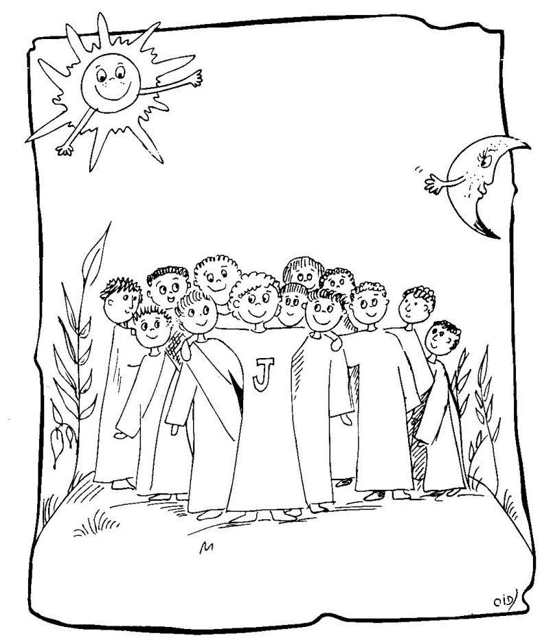 Printable Coloring Pages Of The 12 Disciples
 Mountain of Grace Homeschooling The Twelve Apostles Lesson