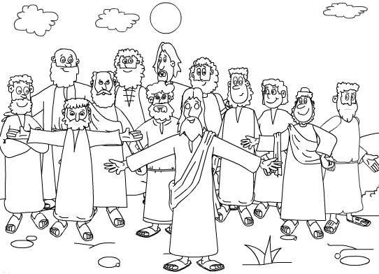 Printable Coloring Pages Of The 12 Disciples
 La Catequesis El blog de Sandra Conocemos los Apóstoles