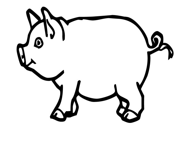 Printable Coloring Pages Pigs
 Funny creature 26 pig coloring pages for kids Print