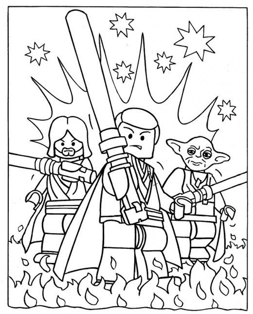 Printable Coloring Pages Star Wars
 Lego Star Wars Coloring Pages Bestofcoloring
