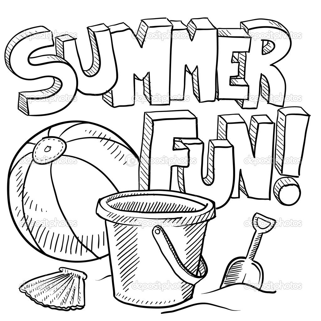 Printable Coloring Pages Summer
 Beach Quotes For Coloring Printable QuotesGram