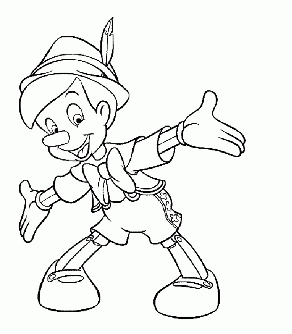 Printable Coloring Sheets Free
 Free Printable Pinocchio Coloring Pages For Kids