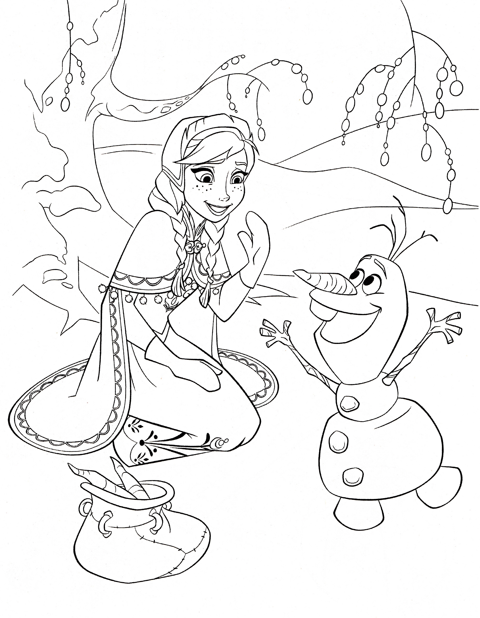 Printable Coloring Sheets Frozen
 FREE Frozen Printable Coloring & Activity Pages Plus FREE
