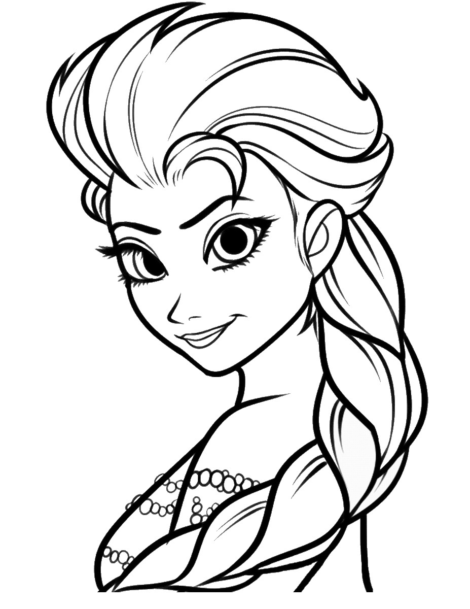 Printable Coloring Sheets Frozen
 Frozen Coloring Pages – Birthday Printable