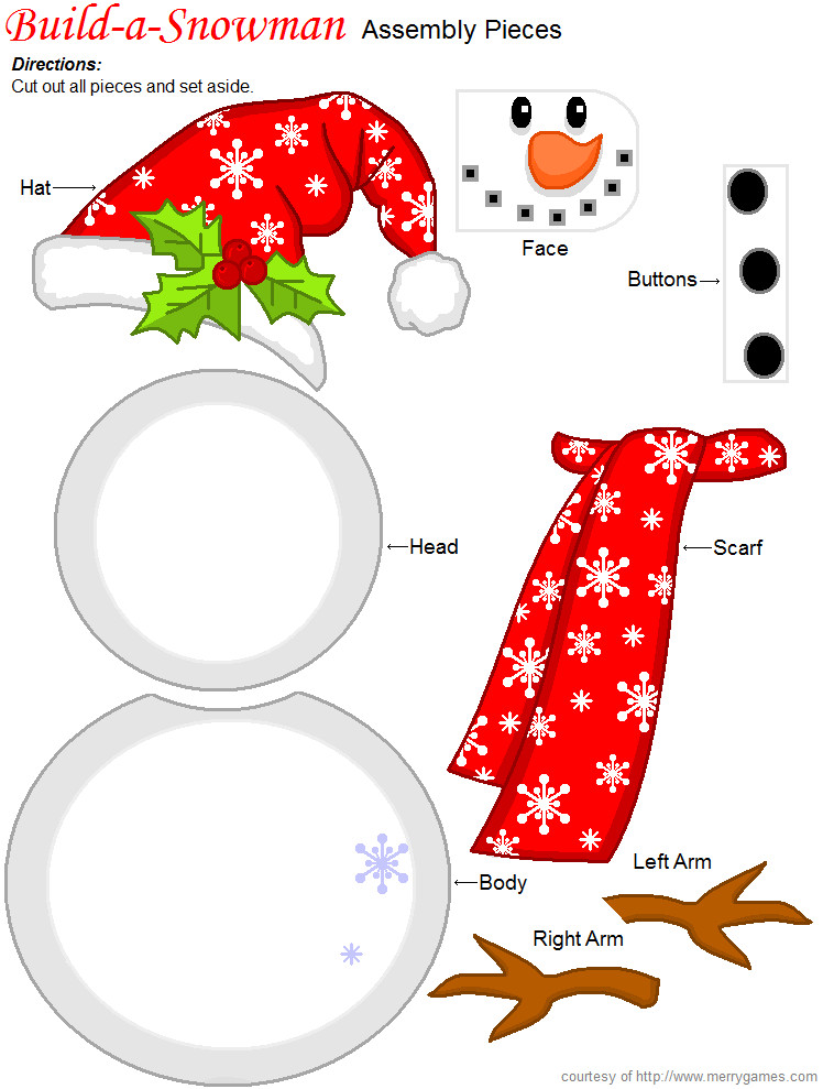Printable Crafts For Preschoolers
 Preschool Printable Christmas Crafts – Fun for Christmas