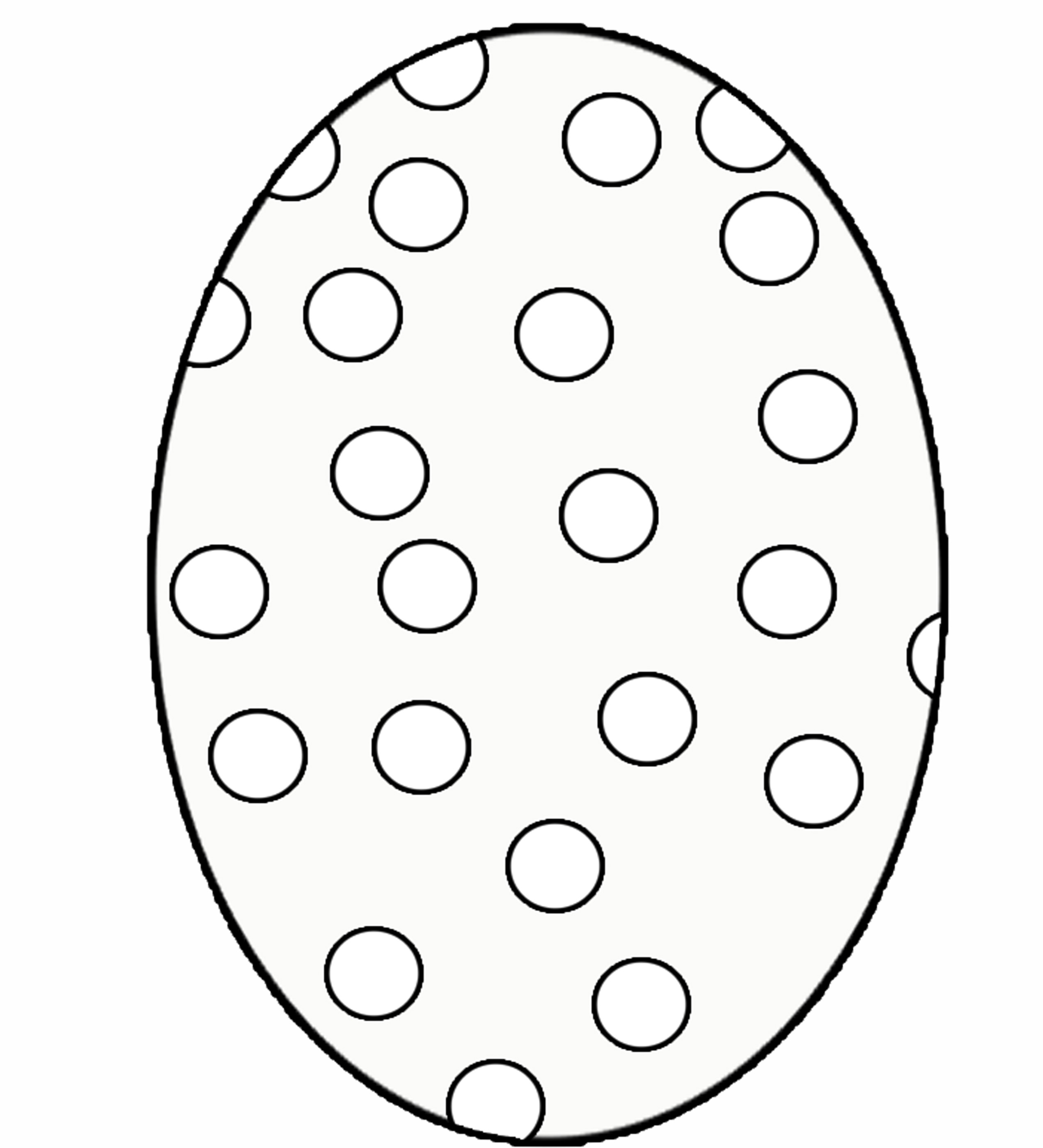 Printable Easter Egg Coloring Pages
 Free Printable Easter Egg Coloring Pages For Kids