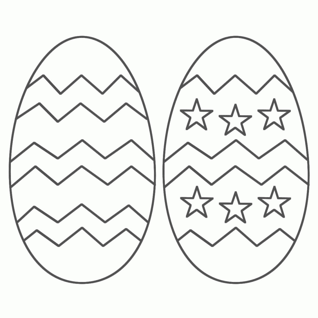 Printable Easter Egg Coloring Pages
 Free Printable Easter Egg Coloring Pages For Kids