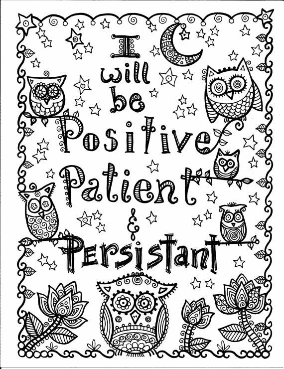 Printable Encouraging Coloring Pages For Teens
 33 best Inspirational coloring pages images on Pinterest