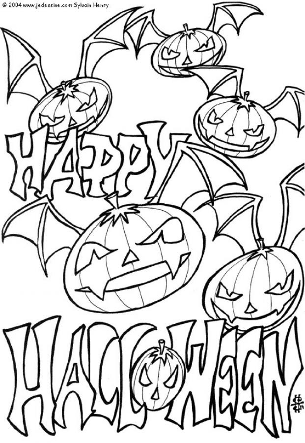 Printable Halloween Coloring Pages For Kids
 Free Printable Halloween Coloring Pages For Kids