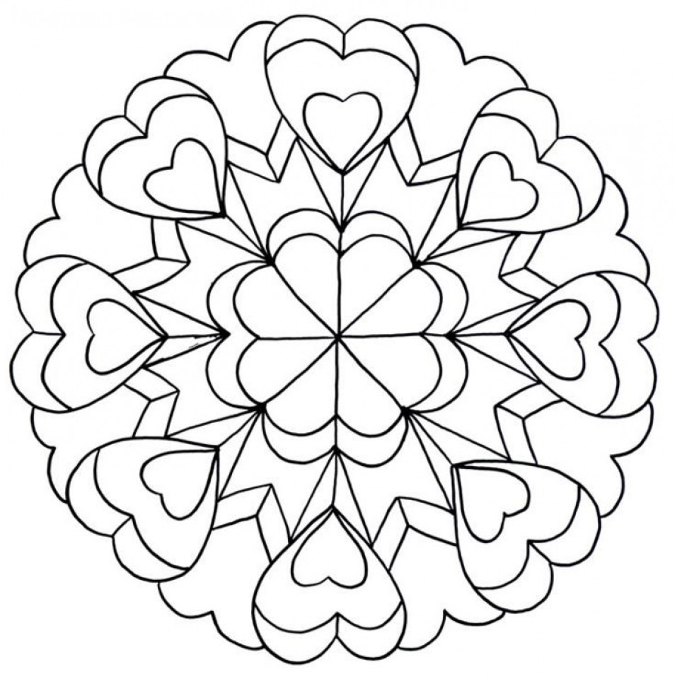 Printable Kaleidoscope Coloring Pages For Teens
 Get This Printable Teen Coloring Pages line