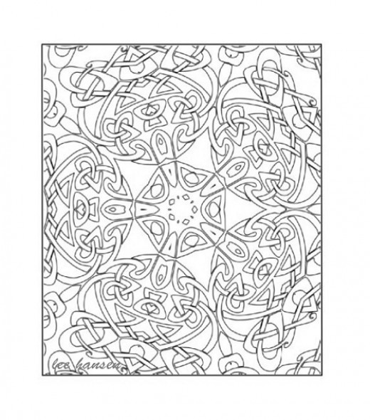 Printable Kaleidoscope Coloring Pages For Teens
 Best Coloring Books Ever