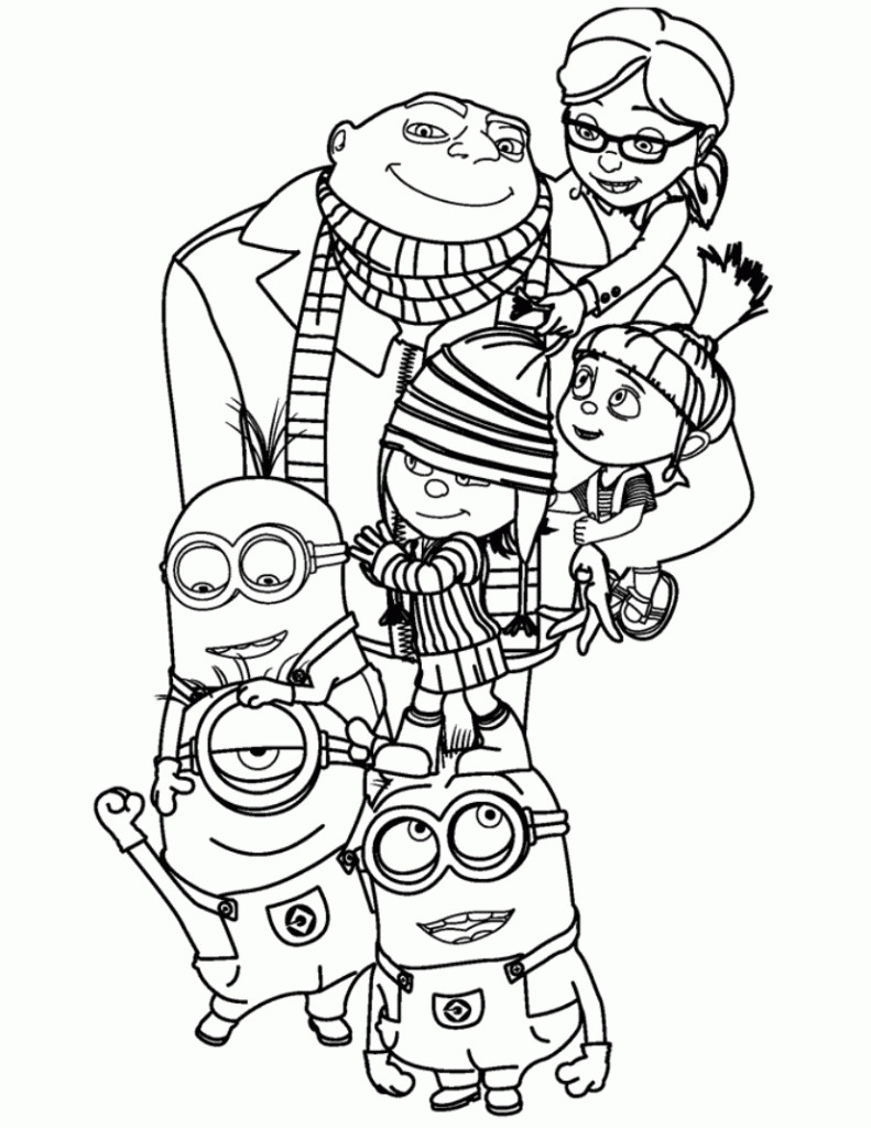 Printable Minions Coloring Pages
 Minion Coloring Pages Best Coloring Pages For Kids