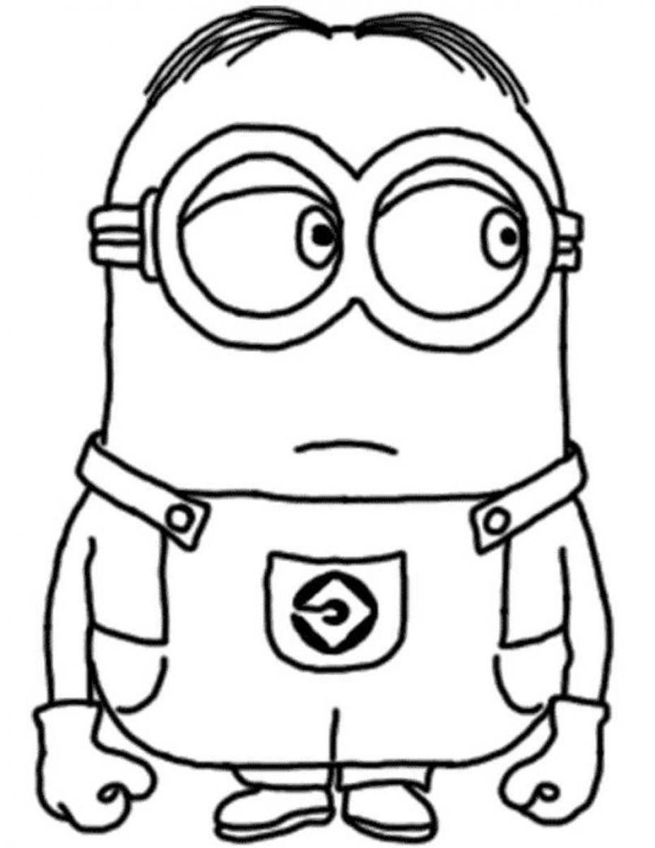 Printable Minions Coloring Pages
 Minion Coloring Pages