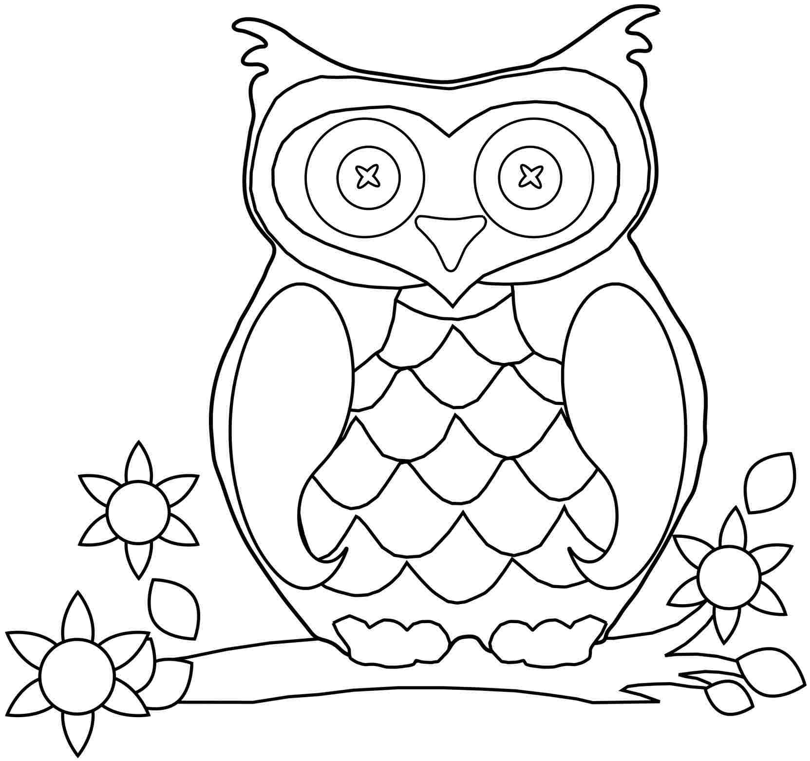 Printable Owl Coloring Pages
 owl coloring pages to print