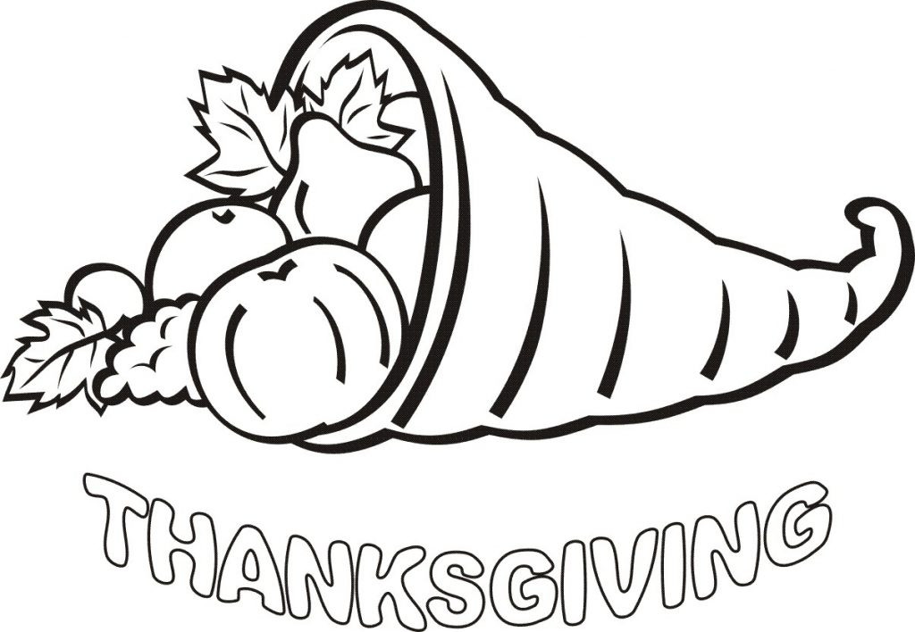 Printable Thanksgiving Coloring Sheets For Kids
 Thanksgiving Day Text Messages Clipart Coloring Pages