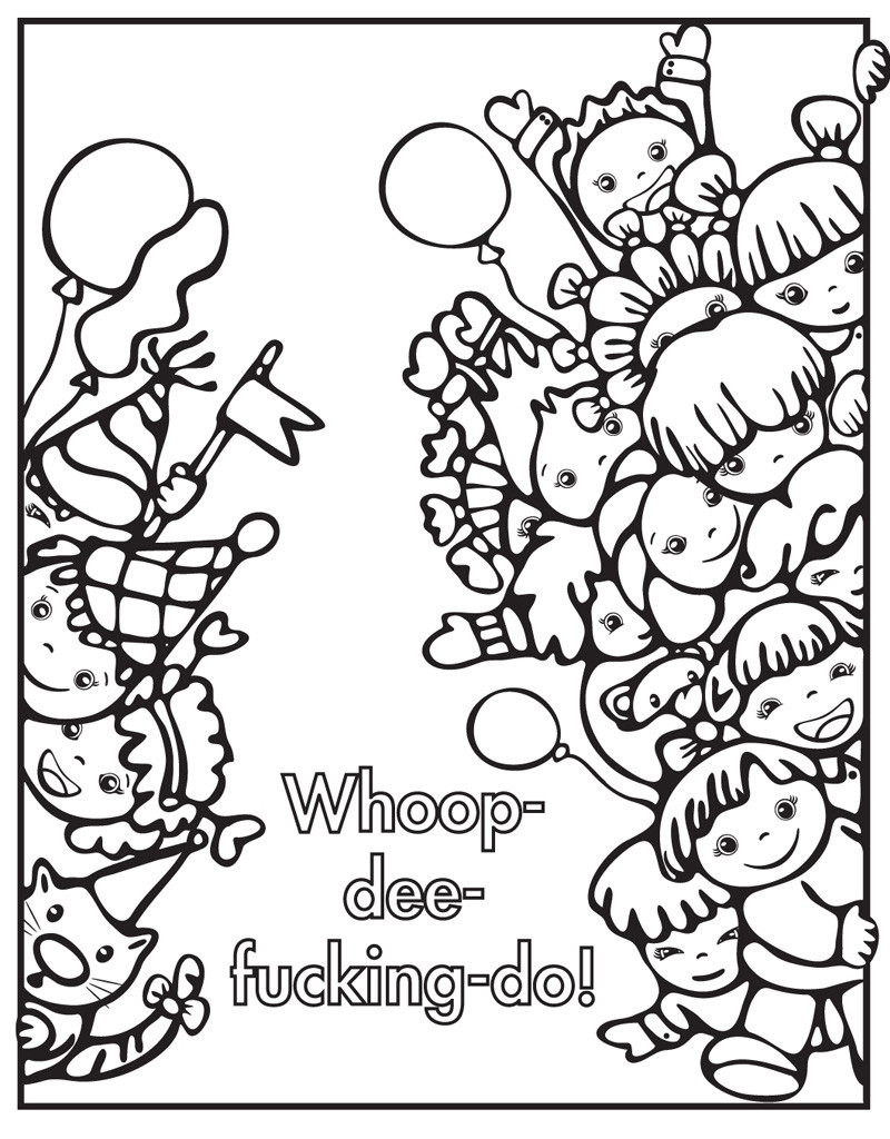 Profanity Coloring Book
 Profanity Coloring Book Coloring Pages