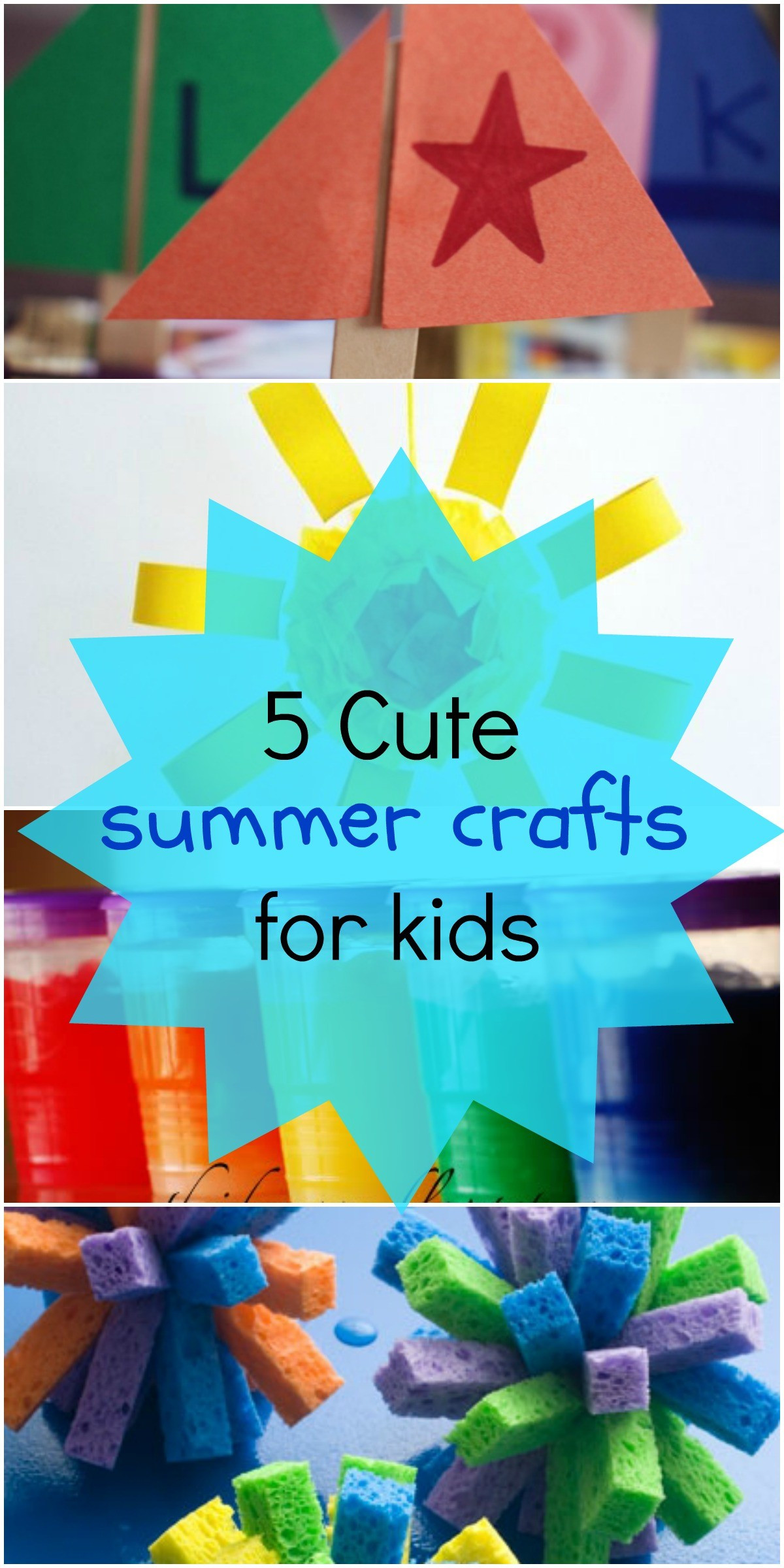 Project Ideas For Kids
 5 Fun Summer Crafts for Kids Love These Art Project Ideas