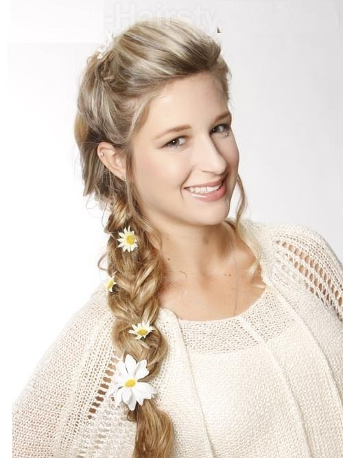 Prom Braid Hairstyle
 Top 12 Beautifully Made Braided Hairstyle Ideas for Prom