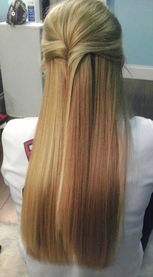 Prom Hairstyles For Straight Hair
 10 Straight Formal Hairstyles