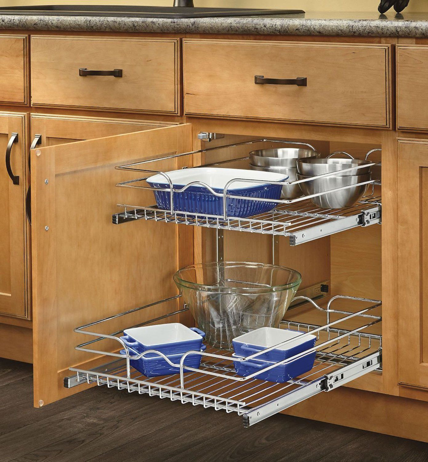 Best ideas about Pull Out Drawers For Kitchen Cabinets
. Save or Pin Kitchen Cabinet Organizer Pull Out Sliding Metal Pot Now.